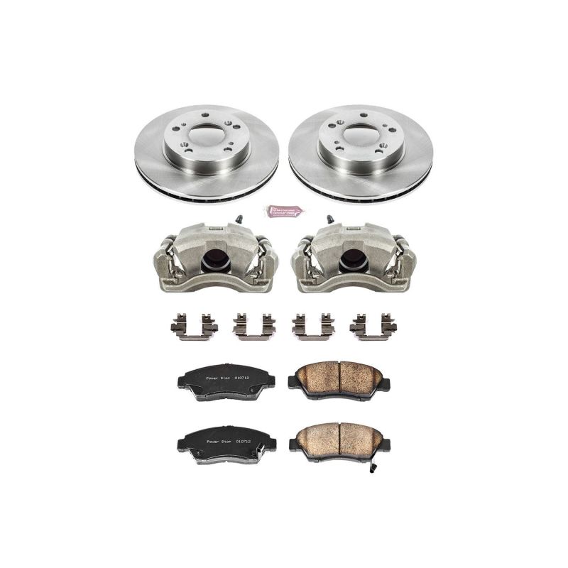 Power Stop 02-06 Acura RSX Front Autospecialty Brake Kit w/Calipers - KCOE2386