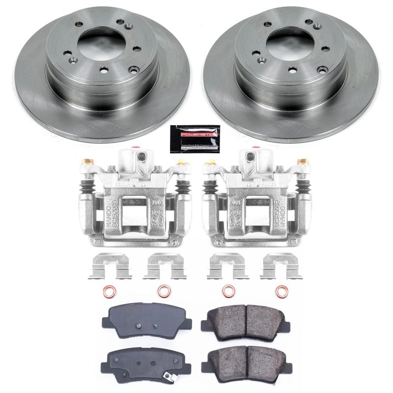 Power Stop 12-17 Hyundai Azera Rear Autospecialty Brake Kit w/Calipers - KCOE5381