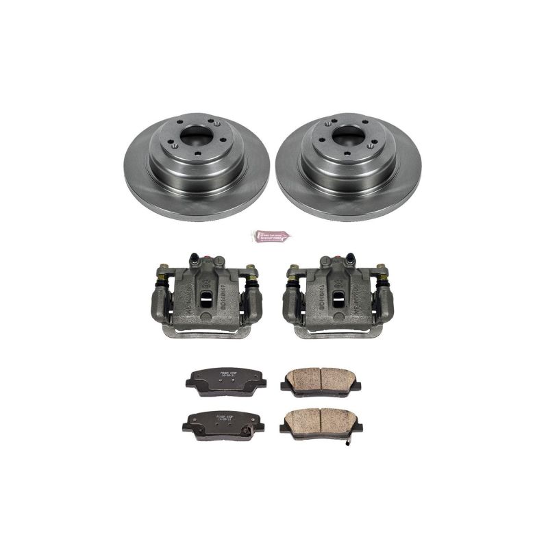 Power Stop 10-16 Hyundai Genesis Coupe Rear Autospecialty Brake Kit w/Calipers - KCOE6168