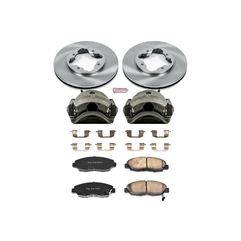Power Stop 1997 Acura CL Front Autospecialty Brake Kit w/Calipers - KCOE697