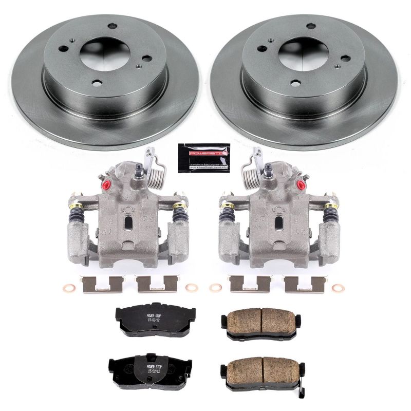 Power Stop 91-96 Infiniti G20 Rear Autospecialty Brake Kit w/Calipers - KCOE740