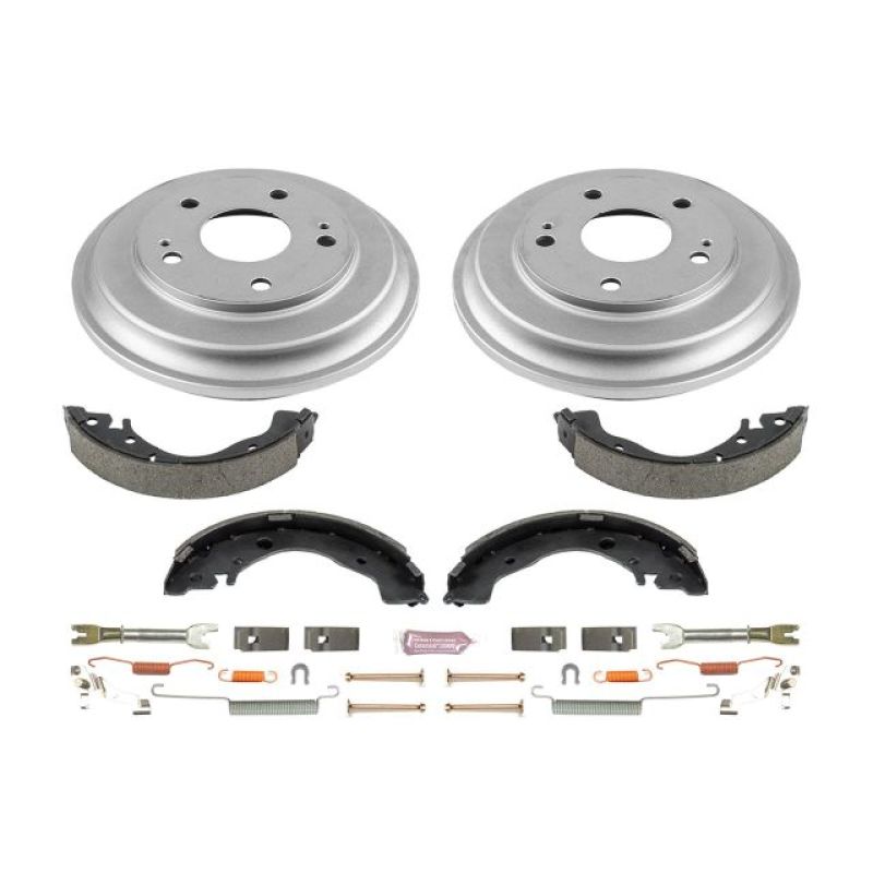 Power Stop 12-15 Honda Civic Coupe Rear Autospecialty Drum Kit - KOE15398DK