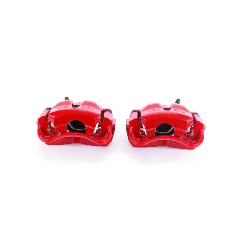 Power Stop 02-06 Toyota Camry Front Red Calipers w/Brackets - Pair - S2702