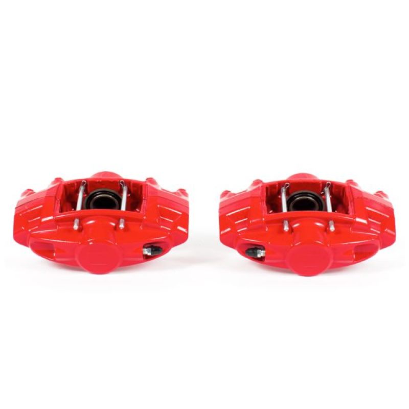 Power Stop 09-19 Nissan 370Z Rear Red Calipers w/o Brackets - Pair - S6182