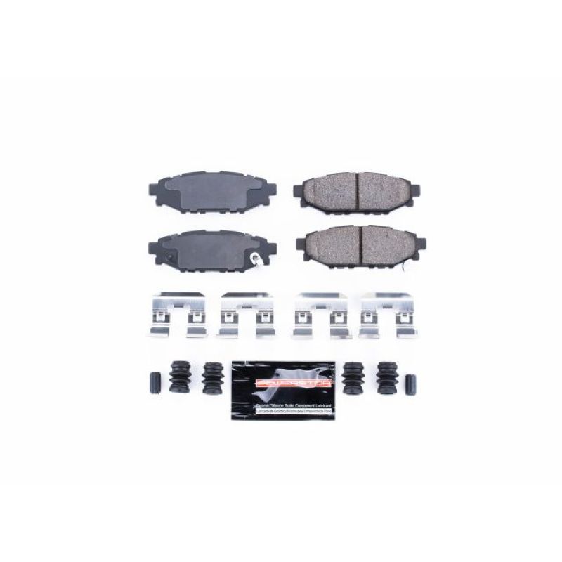 Power Stop 13-16 Subaru BRZ Rear Z23 Evolution Sport Brake Pads w/Hardware - Z23-1114