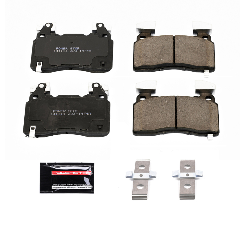 Power Stop 15-19 Cadillac CTS Front Z23 Evolution Sport Brake Pads w/Hardware - Z23-1474A