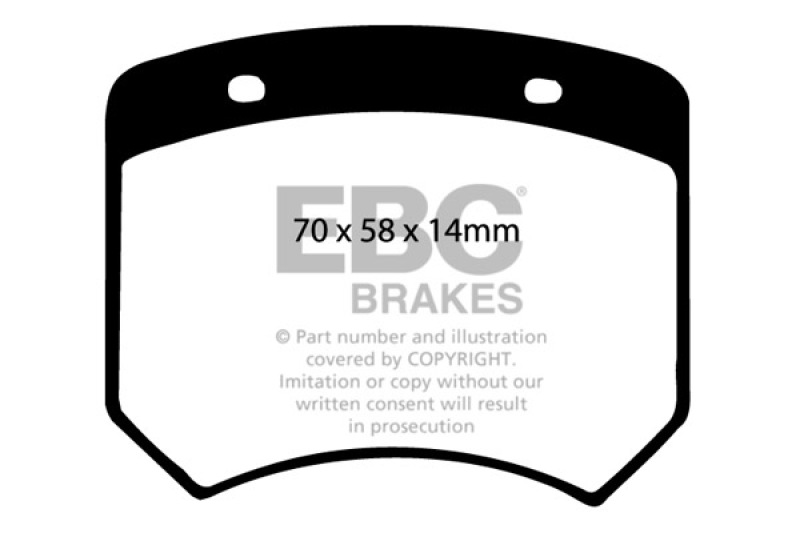 EBC 18+ Honda Accord EX Sedan 1.5T Ultimax Rear Brake Pads - UD2102