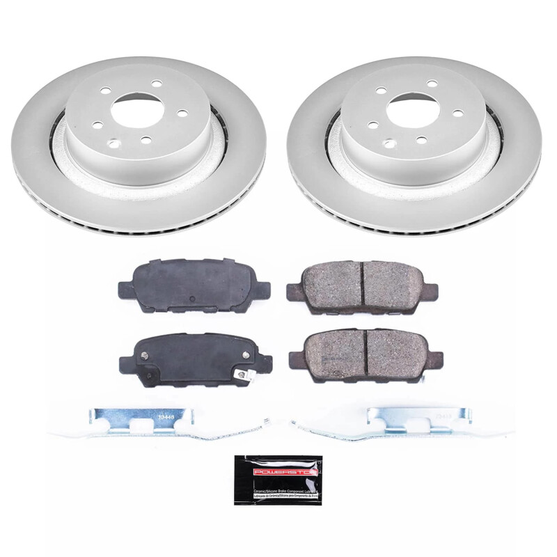 Power Stop 14-15 Infiniti Q60 Rear Z17 Coated Brake Kit - CRK9062
