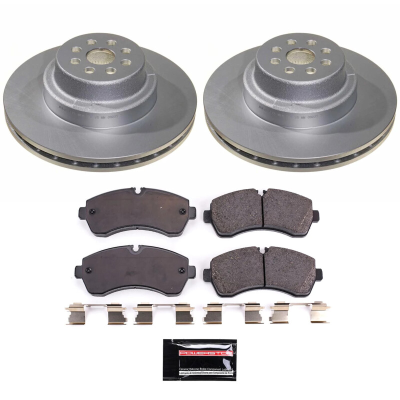 Power Stop 06-12 Workhorse Custom Chassis W42 Front Z17 Coated Brake Kit - CRK9082