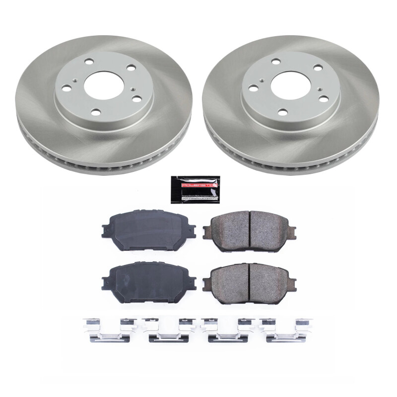 Power Stop 02-06 Toyota Camry Front Semi-Coated Rotor Kit - SC1064