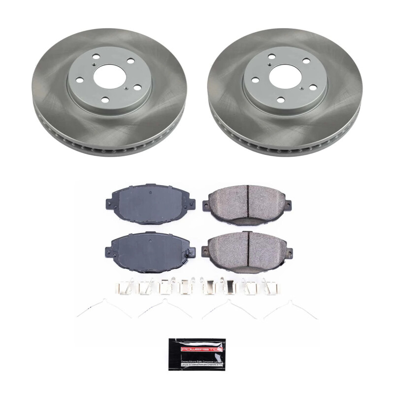 Power Stop 92-00 Lexus SC400 Front Semi-Coated Rotor Kit - SC1073