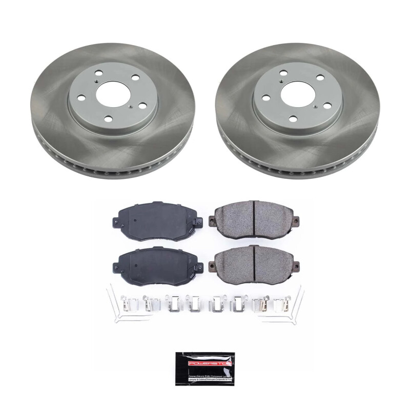 Power Stop 02-10 Lexus SC430 Front Semi-Coated Rotor Kit - SC1077