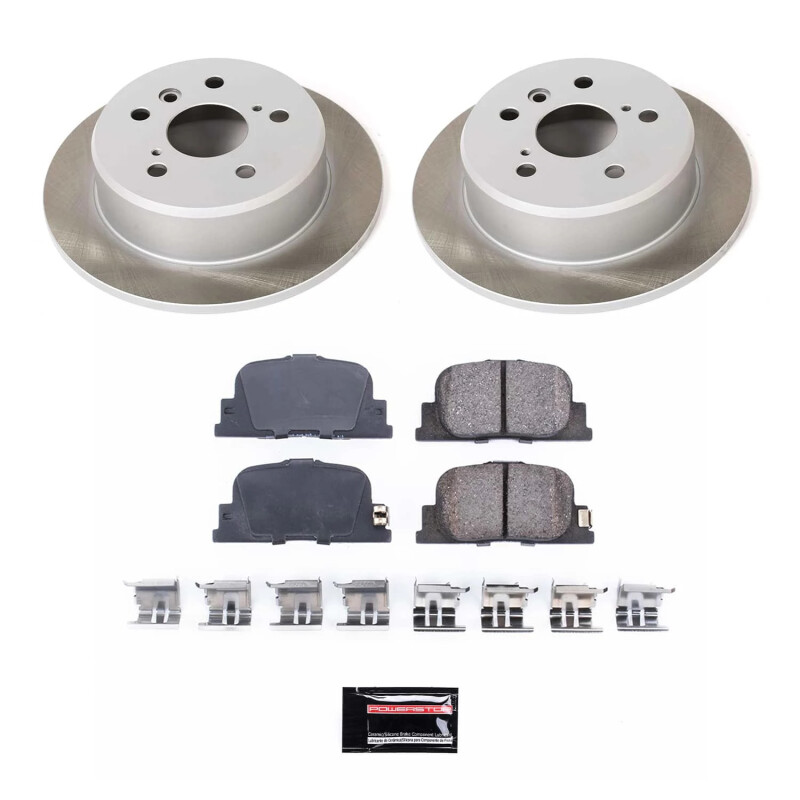 Power Stop 00-01 Toyota Camry Rear Semi-Coated Rotor Kit - SC1084