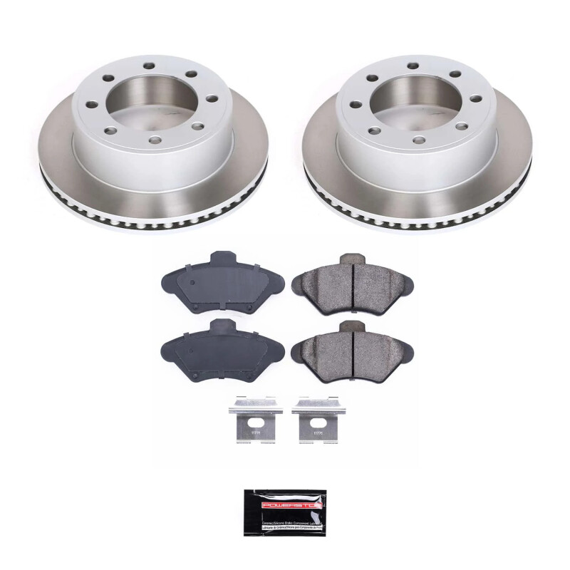 Power Stop 94-98 Ford Mustang Front Semi-Coated Rotor Kit - SC1299