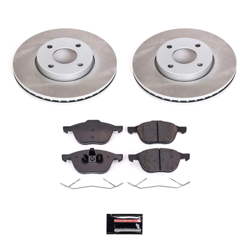 Power Stop 05-07 Ford Focus Front Semi-Coated Rotor Kit - SC1377