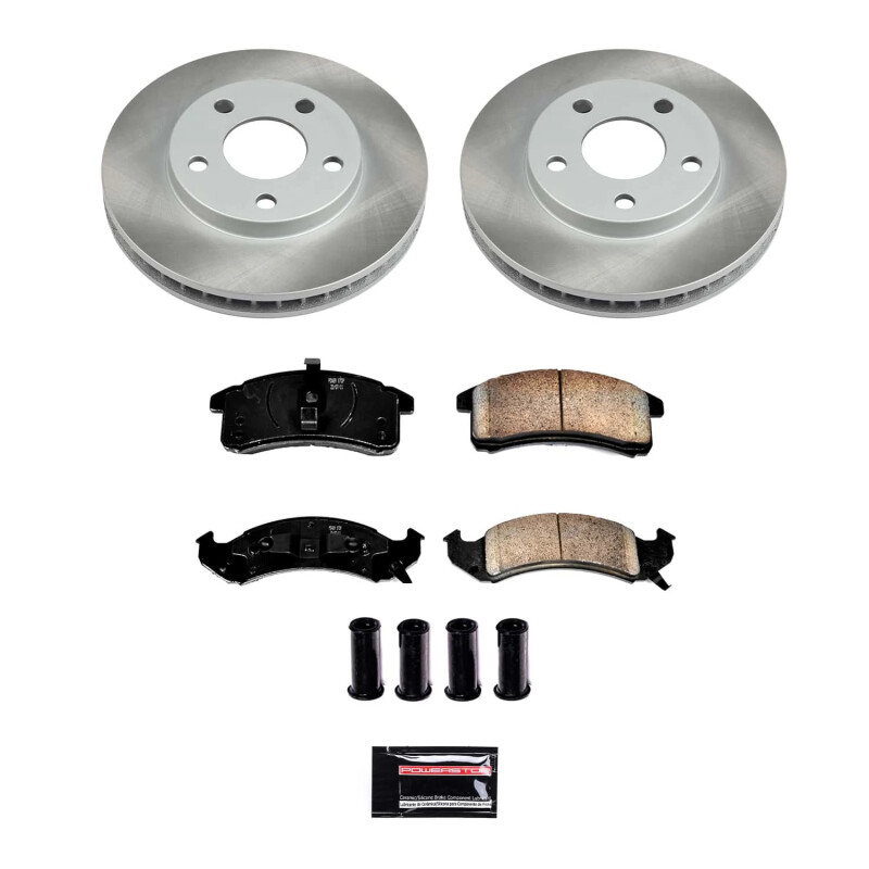 Power Stop 92-93 Pontiac Trans Sport Front Semi-Coated Rotor Kit - SC1532