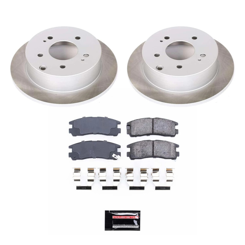 Power Stop 04-12 Mitsubishi Galant Rear Semi-Coated Rotor Kit - SC155