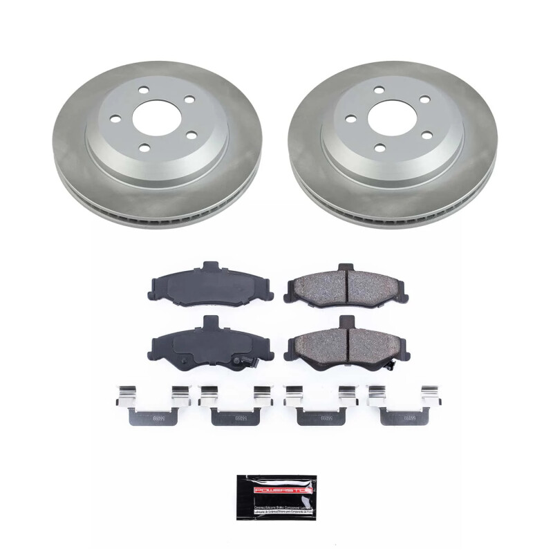 Power Stop 98-02 Pontiac Firebird Rear Semi-Coated Rotor Kit - SC1568
