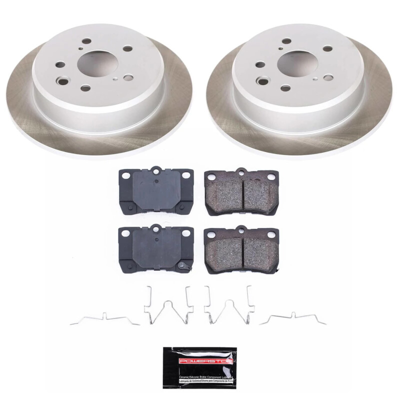 Power Stop 06-13 Lexus IS250 Rear Semi-Coated Rotor Kit - SC195