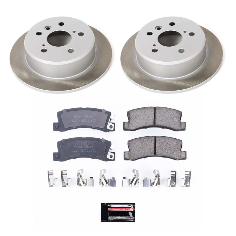 Power Stop 1999 Toyota Solara Rear Semi-Coated Rotor Kit - SC2565