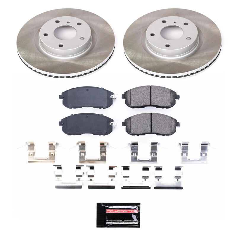 Power Stop 03-05 Nissan 350Z Front Semi-Coated Rotor Kit - SC3140