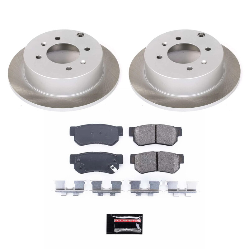 Power Stop 01-06 Kia Optima Rear Semi-Coated Rotor Kit - SC5212