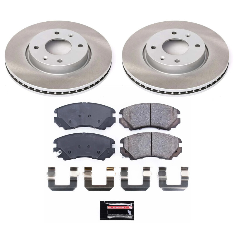 Power Stop 02-06 Kia Optima Front Semi-Coated Rotor Kit - SC5290