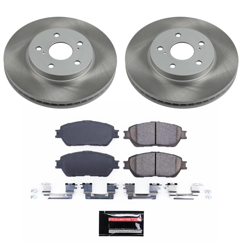 Power Stop 04-08 Toyota Solara Front Semi-Coated Rotor Kit - SC5438