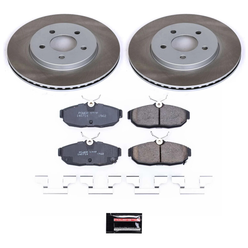 Power Stop 2012 Ford Mustang Rear Semi-Coated Rotor Kit - SC5941