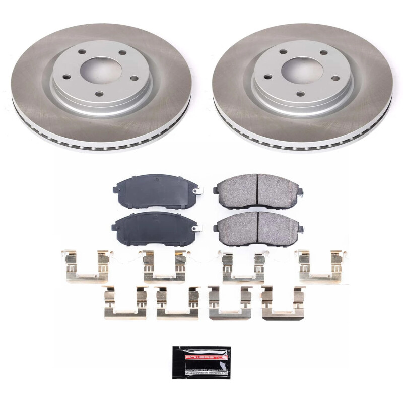 Power Stop 17-18 Nissan Sentra Front Semi-Coated Rotor Kit - SC6094