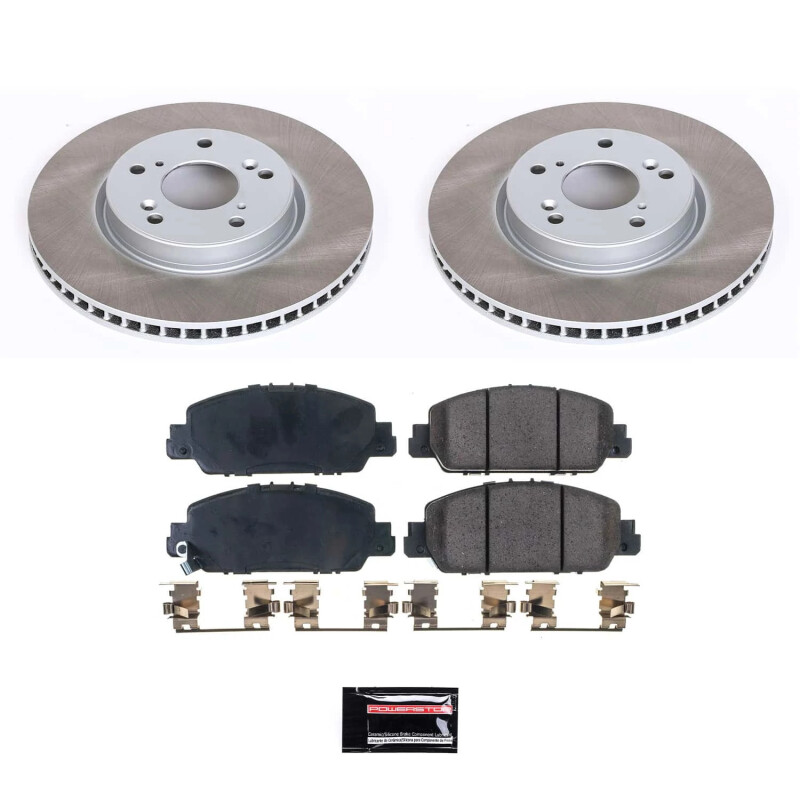 Power Stop 13-22 Honda Accord Front Semi-Coated Rotor Kit - SC6515