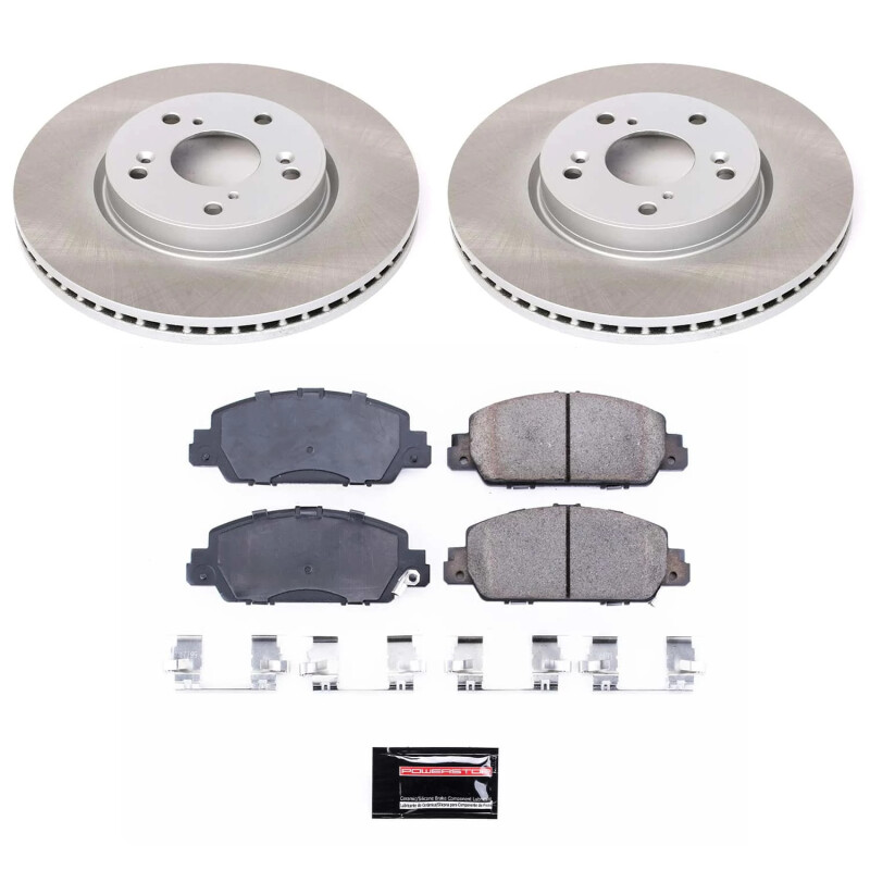 Power Stop 16-22 Honda HR-V Front Semi-Coated Rotor Kit - SC6777