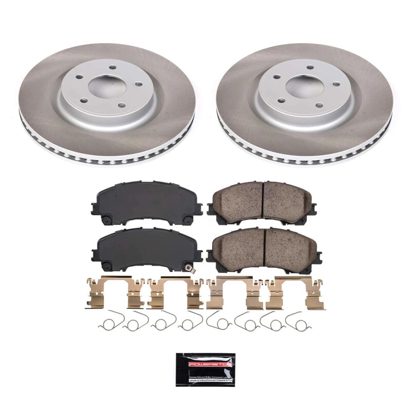 Power Stop 2023 Nissan Z Front Semi-Coated Rotor Kit - SC6944