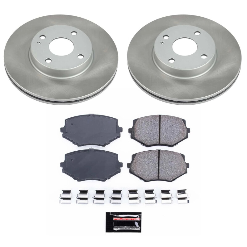 Power Stop 99-05 Mazda Miata Front Semi-Coated Rotor Kit - SC793