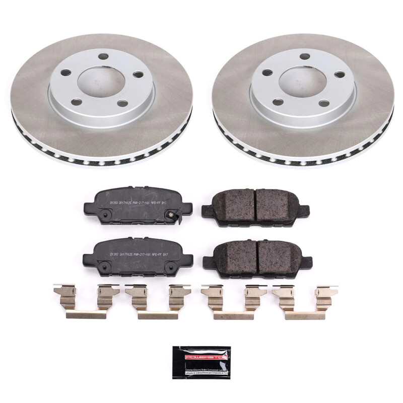Power Stop 2023 Nissan Z Rear Semi-Coated Rotor Kit - SC8062