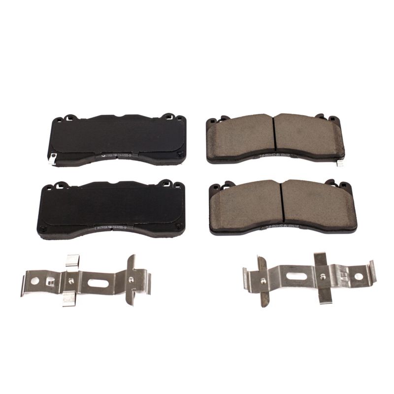 Power Stop 15-19 Ford Mustang Front Z17 Evolution Ceramic Brake Pads w/Hardware - 17-1792
