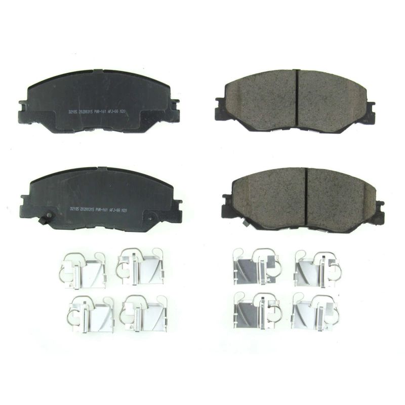 Power Stop 2019 Honda Insight Front Z17 Evolution Ceramic Brake Pads w/Hardware - 17-2185
