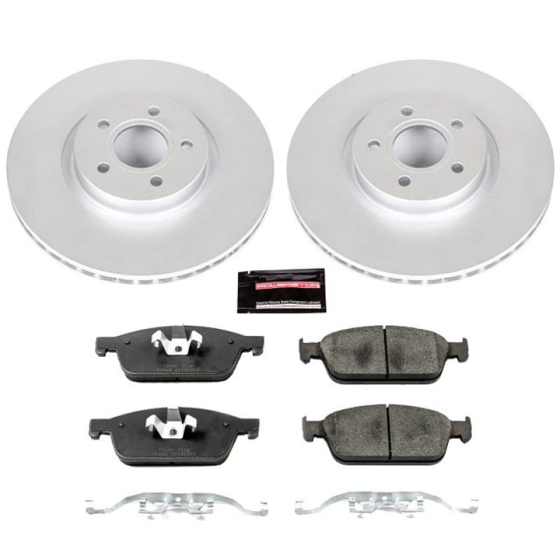 Power Stop 13-14 Ford Focus Front Z23 Evolution Sport Coated Brake Kit - CRK6479
