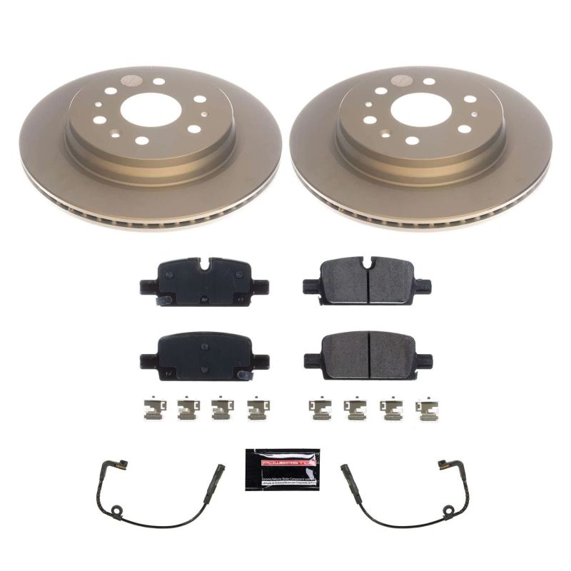 Power Stop 2019 Chevrolet Silverado 1500 Rear Z17 Evolution Geomet Coated Brake Kit - CRK8173