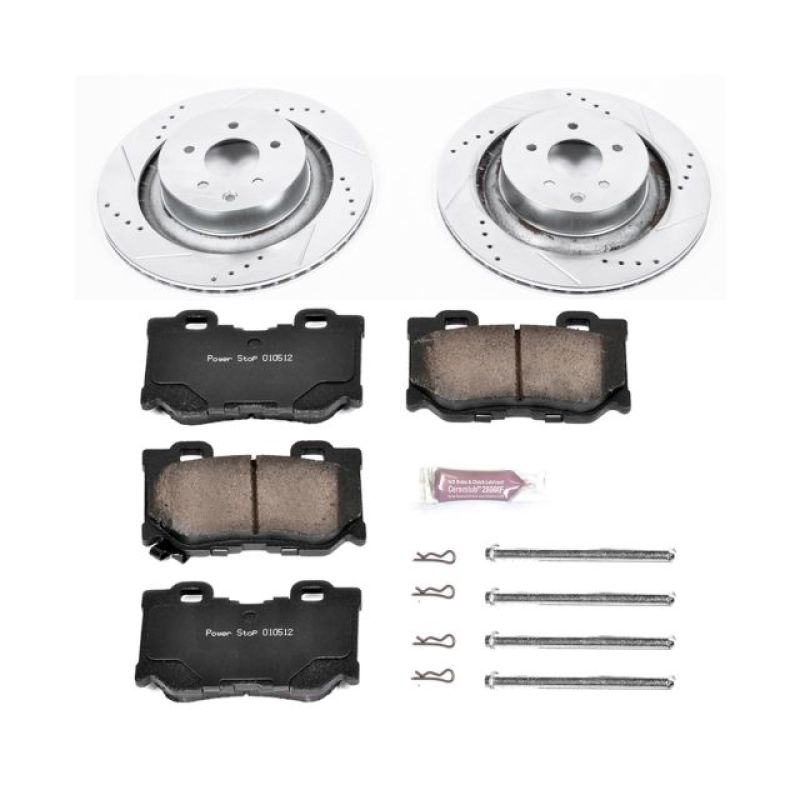 Power Stop 08-13 Infiniti G37 Rear Z23 Evolution Sport Brake Kit - K4732