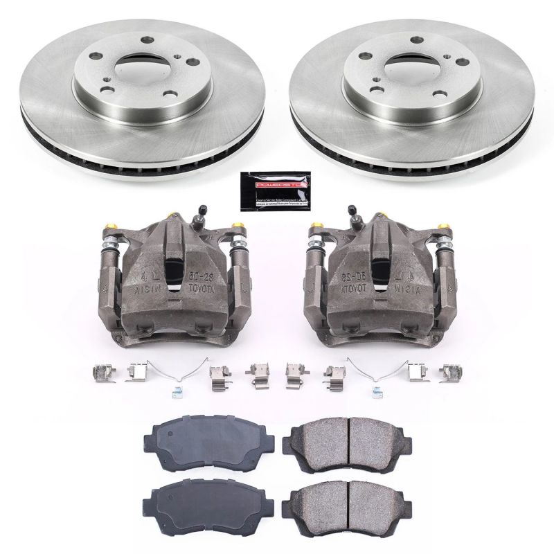 Power Stop 92-96 Lexus ES300 Front Autospecialty Brake Kit w/Calipers - KCOE1054