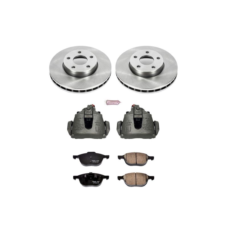 Power Stop 13-18 Ford C-Max Front Autospecialty Brake Kit w/Calipers - KCOE5976A