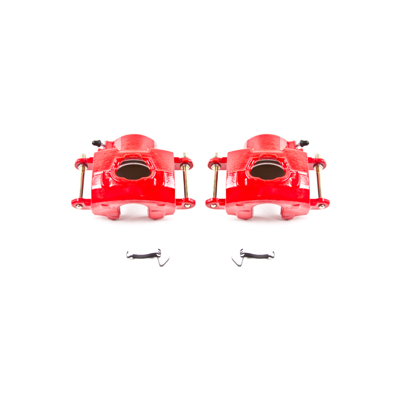 Power Stop 94-96 Chevrolet Impala Front Red Calipers w/o Brackets - Pair - S4020
