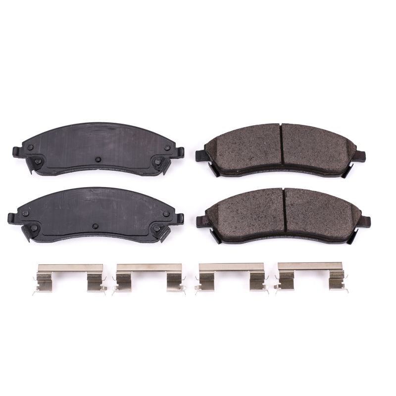 Power Stop 06-07 Cadillac CTS Front Z17 Evo Ceramic Brake Pad w/Hardware - 17-1019