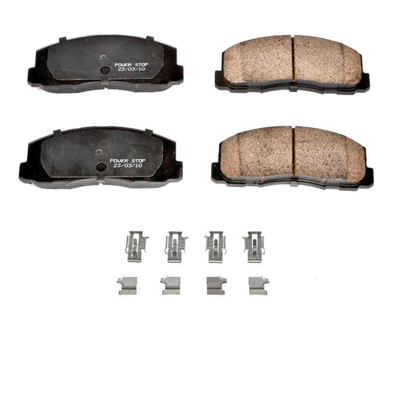 Power Stop 1990 Eagle Talon Front Z17 Evo Ceramic Brake Pad w/Hardware - 17-328
