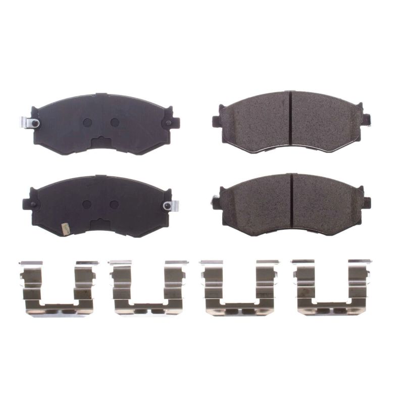 Power Stop 91-96 Infiniti G20 Front Z17 Evo Ceramic Brake Pad w/Hardware - 17-485