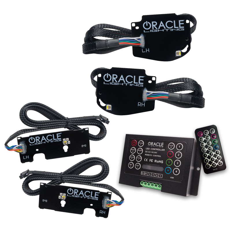 Oracle 19-21 Chevy Camaro SS/RS RGBW+A Headlight DRL Upgrade Kit - ColorSHIFT 2 SEE WARRANTY - 1419-333