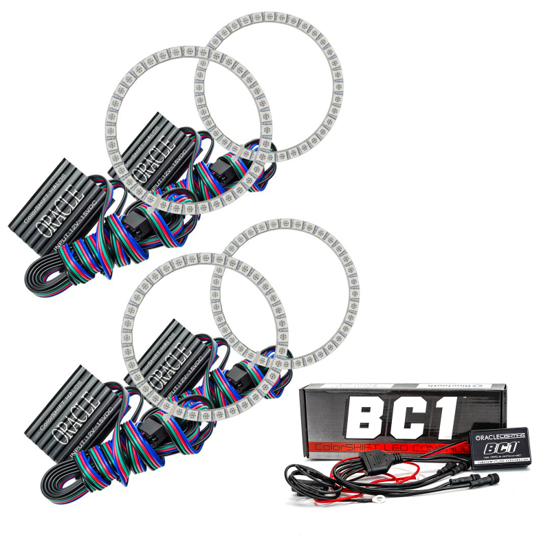 Oracle Nissan 370 Z 09-20 Dual Halo Kit - ColorSHIFT w/ BC1 Controller SEE WARRANTY - 2380-335