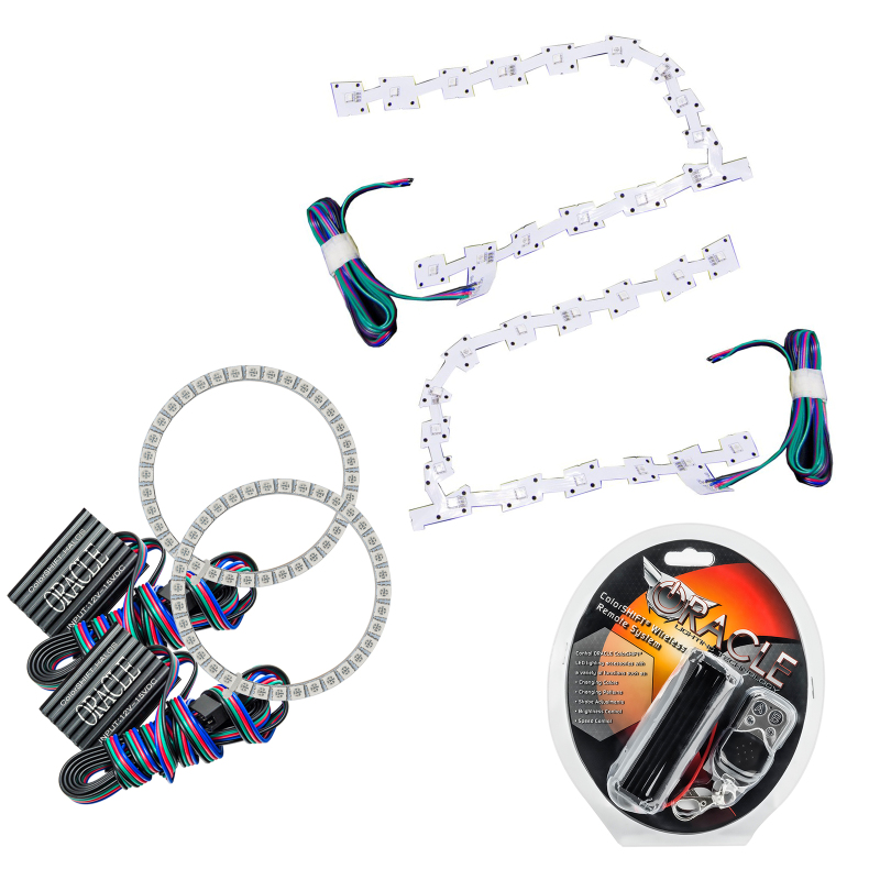 Oracle 11-19 Chrysler 300C DRL Upgrade w/ Halo Kit - ColorSHIFT SEE WARRANTY - 2642-330
