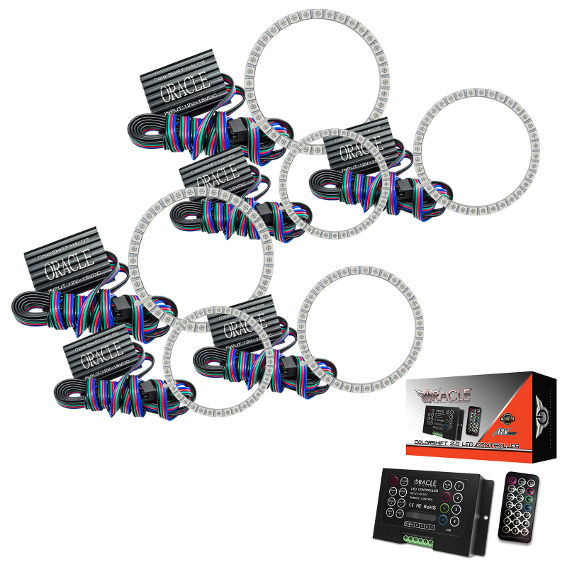 Oracle Chevrolet Corvette C6 05-13 Halo Kit - Triple - ColorSHIFT SEE WARRANTY - 2683T-330